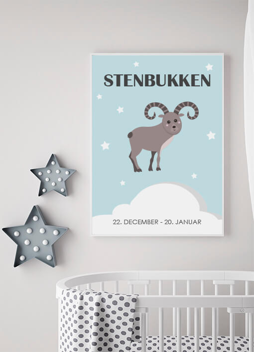 Zodiac for Boy - Stenbuk Poster