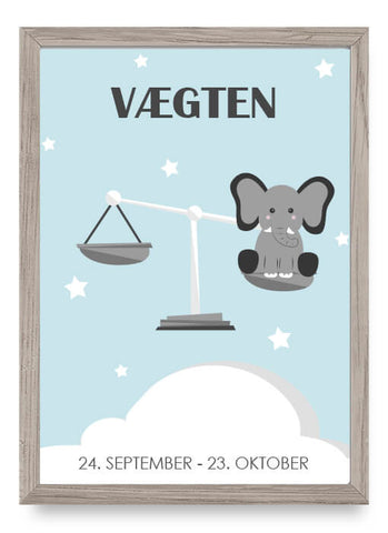 Zodiac for Boy- Vægten  Poster