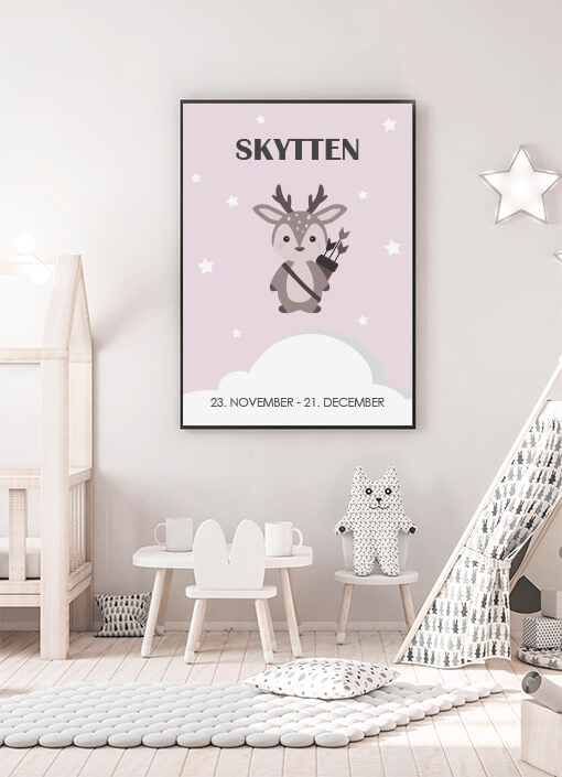 Zodiac for Girl - Skytte Poster