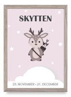 Zodiac for Girl - Skytte Poster