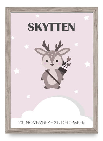 Zodiac for Girl - Skytte Poster