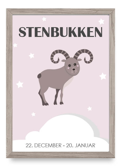 Zodiac for Girl - Stenbuk Poster