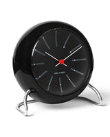 Bankers Table Clock Ø11 cm black