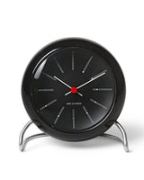 Bankers Table Clock Ø11 cm black