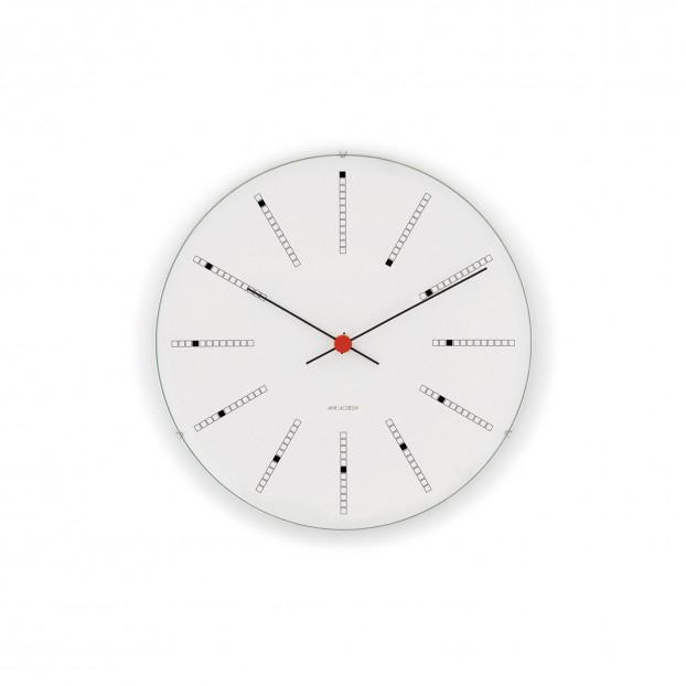 Bankers Wall Clock, White - Ø21cm