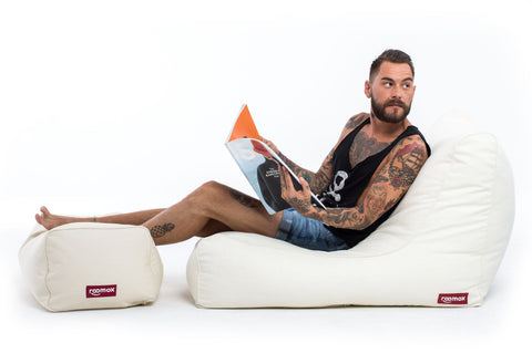 Premium Lounge Beanbag + Ottoman - Design Your Home