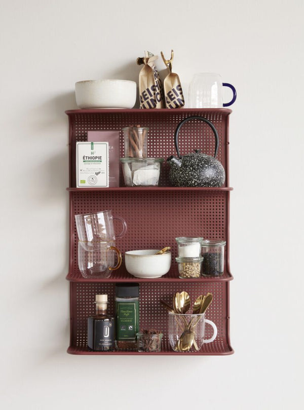 Grid Shelf Red