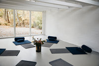 YOGA Bolster, Large, Round, Dark Blue - Design Your Home