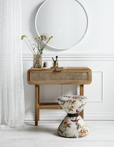 MERGE console, nature w/rattan - Design Your Home