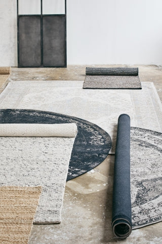VENUS woven rug, dusty grey - 240cm